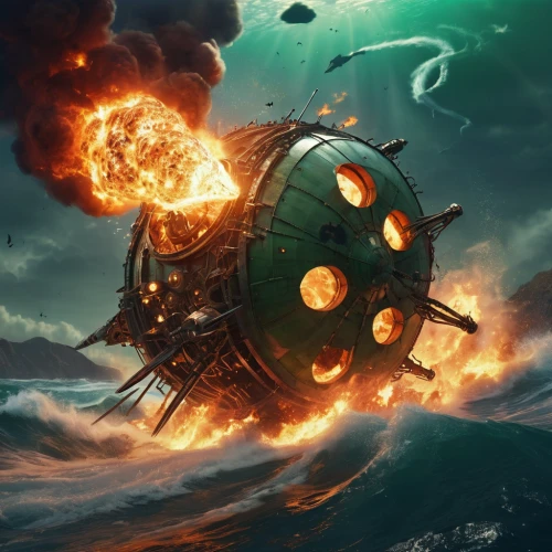 diving bell,ships wheel,the wreck of the ship,steam icon,sunken ship,ship wreck,steampunk gears,submersible,maelstrom,steam frigate,semi-submersible,the wreck,shipwreck,sea fantasy,caravel,pirate ship,bottom of the sea,nautilus,ship's wheel,kraken,Photography,General,Realistic