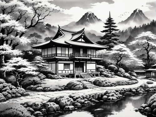 japanese architecture,japanese art,golden pavilion,tsukemono,asian architecture,the golden pavilion,ginkaku-ji,japan landscape,cool woodblock images,ryokan,japanese background,oriental painting,japanese-style room,japanese shrine,winter house,shinto,oriental,kinkaku-ji,buddhist temple,chinese architecture,Photography,General,Realistic