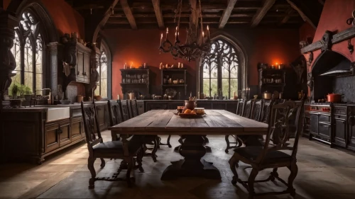 dining room,elizabethan manor house,dracula's birthplace,billiard room,dining table,dandelion hall,breakfast room,dining room table,tudor,kitchen & dining room table,dark cabinetry,ornate room,medieval,wade rooms,victorian table and chairs,witch's house,medieval architecture,danish room,interiors,great room