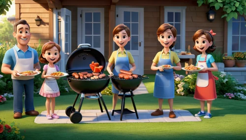 barbeque,barbeque grill,barbecue,bbq,parsley family,herring family,summer bbq,barbecue grill,outdoor grill,outdoor cooking,southern cooking,cookout,grilling,lily family,arrowroot family,caper family,legume family,family picnic,chicken barbecue,mulberry family,Unique,3D,3D Character