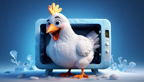 olaf,frozen poop,cinema 4d,frozen food,frozen,avian flu,freezer,chicken 65,winter chickens,weathercock,cockerel,icemaker,chicken,fowl,the chicken,landfowl,chicken run,animal film,pullet,storks,Unique,3D,3D Character