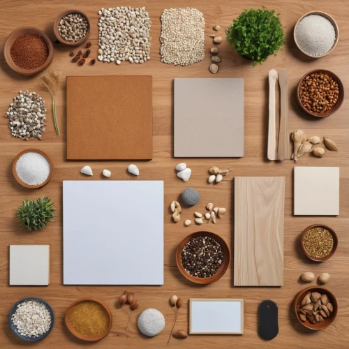 cork board,cuttingboard,bread ingredients,building materials,chopping board,cardboard background,cutting board,beige scrapbooking paper,clay packaging,raw materials,kraft paper,food ingredients,countertop,wood-fibre boards,plate full of sand,cooking ingredients,materials,grains,colored spices,the dining board,Photography,General,Realistic