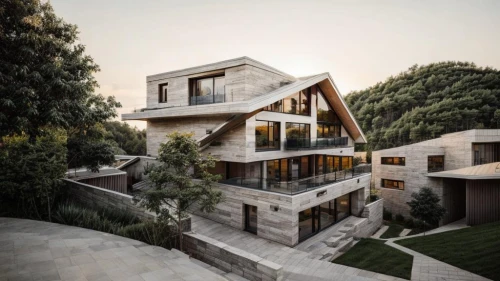 modern house,modern architecture,dunes house,cubic house,cube house,luxury home,timber house,jewelry（architecture）,beautiful home,house shape,two story house,residential house,house in the mountains,house in mountains,luxury property,residential,arhitecture,exposed concrete,modern style,contemporary,Architecture,General,Masterpiece,None