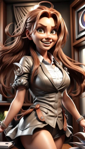 barmaid,celtic queen,symetra,massively multiplayer online role-playing game,scandia gnome,gear shaper,catarina,cinnamon girl,waitress,female doctor,female doll,female warrior,cg artwork,elza,3d model,salesgirl,princess anna,librarian,sorceress,anime 3d