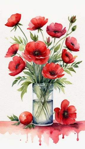 watercolor floral background,flower painting,watercolour flowers,watercolor flowers,remembrance day,red anemones,red poppies,watercolour flower,watercolor background,watercolor flower,floral poppy,poppies,poppy flowers,red poppy,floral background,floral digital background,watercolor painting,flower illustrative,watercolor paint,coquelicot,Illustration,Paper based,Paper Based 01