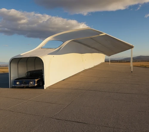 hangar,folding roof,roof tent,large tent,event tent,futuristic art museum,teardrop camper,sky space concept,awnings,futuristic architecture,underground garage,car carrier trailer,cargo car,travel trailer,motor glider,beach tent,vehicle cover,beer tent set,3d rendering,fishing tent,Photography,General,Realistic