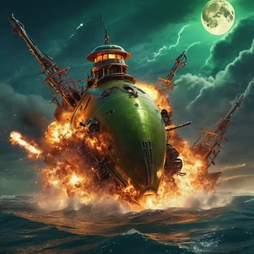 diving bell,bomb vessel,sea fantasy,missile boat,patrol,ship wreck,battlecruiser,ironclad warship,ballistic missile submarine,the wreck of the ship,submersible,tank ship,semi-submersible,shipwreck,sloop-of-war,oil tanker,rotten boat,pirate ship,drillship,steam icon,Photography,General,Realistic