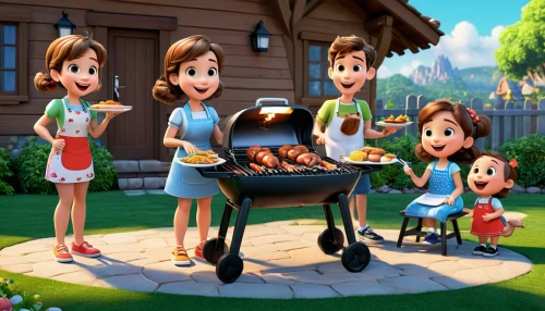 barbeque,barbeque grill,barbecue,summer bbq,barbecue grill,outdoor grill,bbq,outdoor cooking,barbecue torches,shashlik,grilling,arrosticini,grill,grilled food,barbecue area,sausage platter,filipino barbecue,grill proof,chicken barbecue,anticuchos,Unique,3D,3D Character