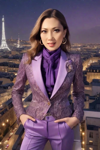 paris,la violetta,purple rizantém,purple background,tv reporter,paris clip art,loukamades,french digital background,business woman,purple,real estate agent,boeuf à la mode,bonjour bongu,businesswoman,georgine,newscaster,mauve,cosmopolitan,eiffel,rich purple