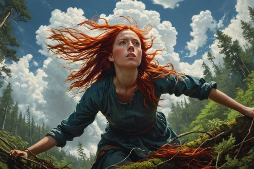 girl with tree,little girl in wind,fantasy portrait,mystical portrait of a girl,fae,sci fiction illustration,fantasy picture,world digital painting,rapunzel,woman playing,the forest fell,angel moroni,cg artwork,ear of the wind,arête,the spirit of the mountains,wind warrior,dryad,girl lying on the grass,fantasy art,Conceptual Art,Fantasy,Fantasy 15