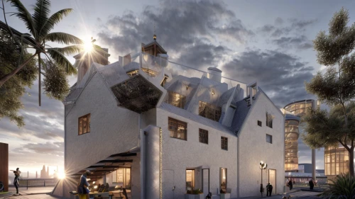 casa fuster hotel,souk madinat jumeirah,model house,3d rendering,boutique hotel,dunes house,old town house,crown render,fairy tale castle,hotel de cluny,muizenberg,crooked house,fairytale castle,bendemeer estates,render,castelul peles,house hevelius,balmoral hotel,house by the water,wild west hotel
