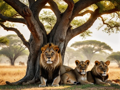 male lions,lionesses,lions couple,lion children,lions,king of the jungle,african lion,lion with cub,big cats,lion father,two lion,three kings,white lion family,wild animals,serengeti,panthera leo,wildlife,trophy hunting,etosha,forest king lion,Photography,General,Natural