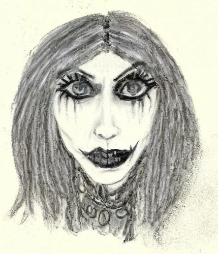 vampire woman,scary woman,pierrot,goth woman,vampire lady,gothic portrait,horror clown,voodoo woman,vampira,gothic woman,female face,creepy clown,vampire,joker,female portrait,dark portrait,evil woman,pencil and paper,scary clown,woman's face