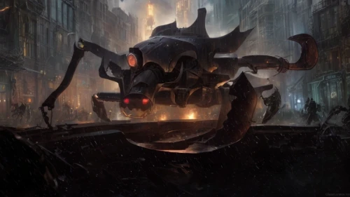 excavator,mecha,cynosbatos,dreadnought,mech,tau,sci fiction illustration,decepticon,concept art,scythe,mining excavator,cuthulu,excavators,dark-type,evangelion mech unit 02,spawn,arthropod,destroyed city,walking spider,prowl,Game Scene Design,Game Scene Design,Steampunk