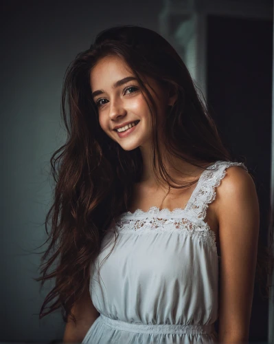 girl on a white background,girl in white dress,a girl's smile,indian girl,portrait photography,girl portrait,beautiful young woman,girl in t-shirt,killer smile,indian,girl in cloth,young woman,pooja,pretty young woman,romantic portrait,girl in a long dress,relaxed young girl,smiling,portrait of a girl,portrait background,Photography,Documentary Photography,Documentary Photography 16