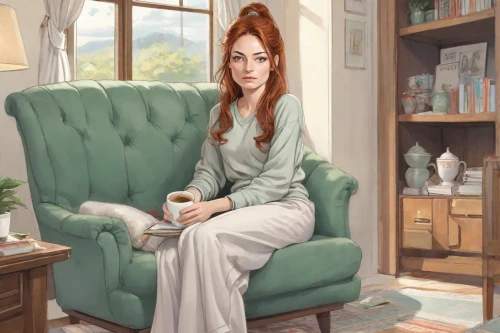 woman drinking coffee,woman sitting,jane austen,fantasy portrait,digital painting,artist portrait,woman at cafe,mrs white,girl studying,victorian lady,world digital painting,librarian,queen anne,woman portrait,female doctor,housekeeper,woman house,romantic portrait,portrait of a girl,girl sitting