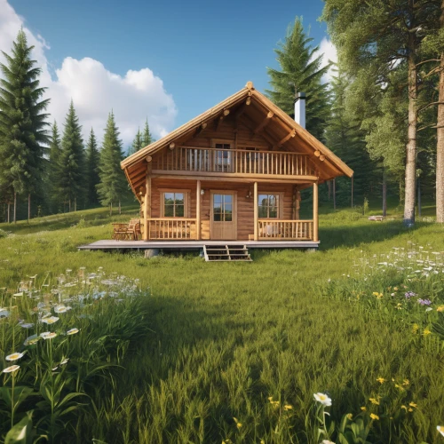 small cabin,log cabin,wooden house,the cabin in the mountains,summer cottage,timber house,log home,house in the forest,chalet,3d rendering,inverted cottage,wooden hut,house in the mountains,small house,holiday home,house in mountains,beautiful home,mountain hut,home landscape,cabin,Photography,General,Realistic