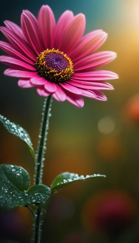 flower in sunset,african daisy,flower background,gerbera flower,colorful daisy,flowers png,south african daisy,pink chrysanthemum,chrysanthemum background,pink daisies,beautiful flower,gerbera,floral digital background,gerbera daisies,pink flower,splendor of flowers,flower illustrative,wood daisy background,erdsonne flower,daisy flower,Photography,General,Fantasy