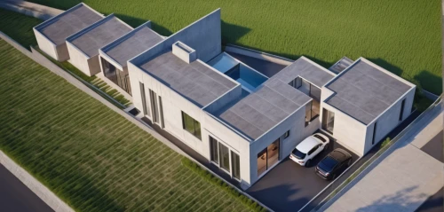 3d rendering,modern house,inverted cottage,house roofs,folding roof,roof panels,cubic house,modern architecture,flat roof,eco-construction,render,residential house,house roof,grass roof,two story house,cube house,roofing work,new housing development,danish house,small house,Photography,General,Realistic