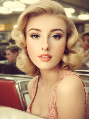 vintage makeup,50's style,vintage girl,gena rolands-hollywood,fifties,vintage woman,marylin monroe,retro girl,retro women,blonde woman,retro woman,retro diner,blond girl,blonde girl,model years 1960-63,vintage women,1960's,60s,vintage girls,marylyn monroe - female