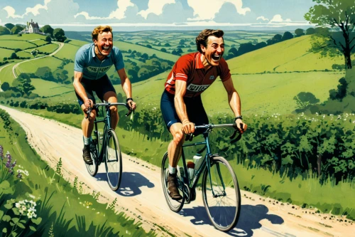 cyclists,bicycle racing,cross-country cycling,road bicycle racing,artistic cycling,bicycle clothing,road bikes,road cycling,tour de france,cross country cycling,cycling,bicycling,road bicycle,bicycles,cyclo-cross,cyclist,cassette cycling,tandem bicycle,bicycle ride,vintage illustration,Illustration,American Style,American Style 08