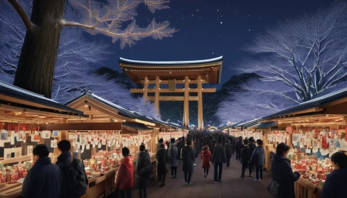 meiji jingu,shinto shrine gates,namsan hanok village,shinto shrine,winter festival,shimogamo shrine,japanese shrine,japan's three great night views,fushimi inari-taisha shrine,koyasan,kyoto,fushimi inari shrine,christmas market,kiyomizu,nara park,lanterns,sensoji,senbon torii,tsukemono,namsan,Conceptual Art,Fantasy,Fantasy 01