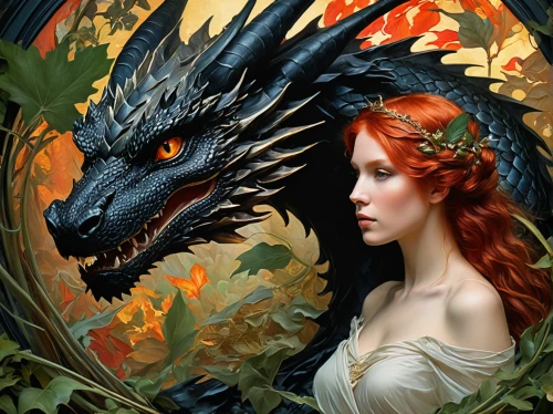 fantasy art,fantasy picture,fantasy portrait,green dragon,forest dragon,black dragon,dragons,heroic fantasy,dragon,faery,dragon of earth,wyrm,fantasy woman,fairy tale character,fairy tale,thorns,fairy tales,faerie,gothic portrait,firethorn,Conceptual Art,Fantasy,Fantasy 05