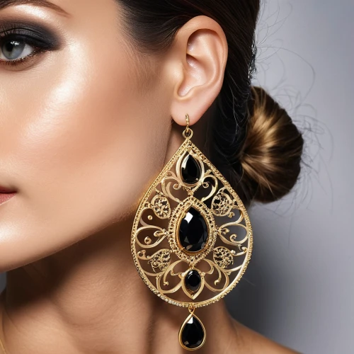 earrings,earring,jewelry florets,gold filigree,filigree,jewellery,gold jewelry,adornments,body jewelry,gold ornaments,luxury accessories,princess' earring,women's accessories,jewelry（architecture）,jewelry,bridal accessory,ethnic design,jewelry manufacturing,bridal jewelry,retouching,Photography,General,Realistic