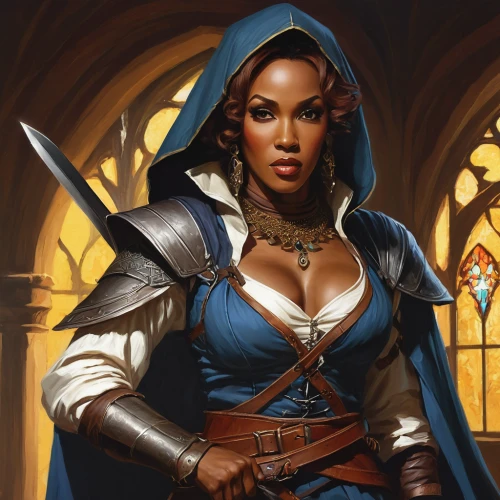 sorceress,female warrior,sterntaler,heroic fantasy,swordswoman,fantasy portrait,massively multiplayer online role-playing game,blue enchantress,mage,dodge warlock,dark elf,paladin,dagger,prejmer,huntress,jaya,quarterstaff,dane axe,librarian,tabletop game,Conceptual Art,Fantasy,Fantasy 15