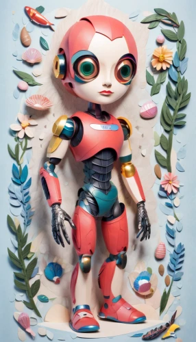 clay doll,soft robot,painter doll,3d figure,artist doll,revoltech,rubber doll,plastic arts,plastic toy,collectible doll,figurine,game figure,scrap sculpture,doll figure,aquanaut,wind-up toy,coral guardian,kewpie doll,michelangelo,figurines