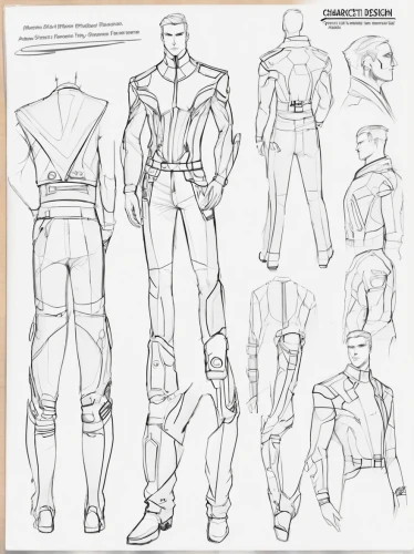 costume design,concept art,male poses for drawing,concepts,a uniform,police uniforms,male character,martial arts uniform,dry suit,sheet drawing,military uniform,uniforms,men's suit,sports prototype,fashion design,sports uniform,outlines,one-piece garment,wireframe graphics,high-visibility clothing,Unique,Design,Character Design