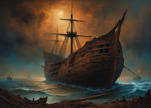 shipwreck,maelstrom,sea fantasy,ship wreck,ghost ship,galleon,galleon ship,ironclad warship,caravel,the wreck of the ship,sea sailing ship,troopship,tour to the sirens,sailing ship,barquentine,sunken ship,inflation of sail,old ship,ship releases,tallship,Photography,General,Fantasy