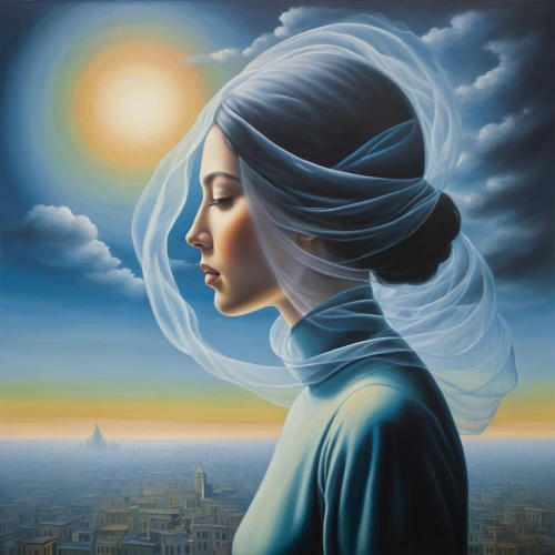 blue moon rose,oil painting on canvas,woman thinking,mystical portrait of a girl,art painting,world digital painting,oil painting,girl in a long,blue painting,horoscope libra,heliosphere,blue moon,fantasy art,blue rose,sky rose,meticulous painting,oil on canvas,fantasy portrait,silvery blue,jasmine blue,Art,Artistic Painting,Artistic Painting 06