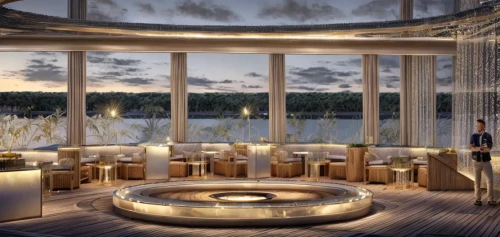 salt bar,luxury hotel,piano bar,spa water fountain,luxury bathroom,fine dining restaurant,floating restaurant,penthouse apartment,beach restaurant,breakfast room,luxury home interior,luxury suite,outdoor dining,eco hotel,luxury property,3d rendering,aschaffenburger,entertainment center,seating area,wine bar