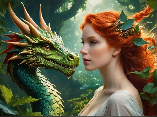 fantasy art,green dragon,fantasy picture,fantasy portrait,faery,faerie,3d fantasy,dryad,wyrm,amorous,fantasy woman,forest dragon,mythical creatures,fairy tale,heroic fantasy,dragon of earth,merfolk,fractals art,a fairy tale,dragons,Conceptual Art,Fantasy,Fantasy 05