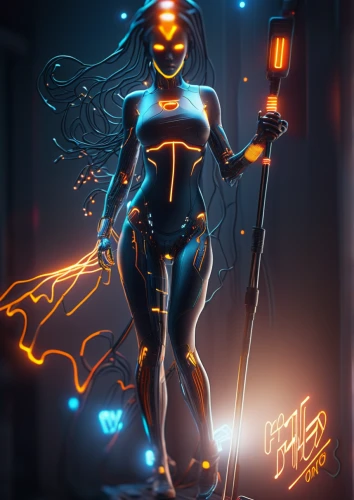 symetra,firedancer,neon body painting,electro,vector girl,nova,cyber,sci fiction illustration,transistor,tracer,neon light,futuristic,cyborg,neon human resources,voltage,electric,cyberpunk,electric scooter,katana,neon sign,Photography,General,Sci-Fi