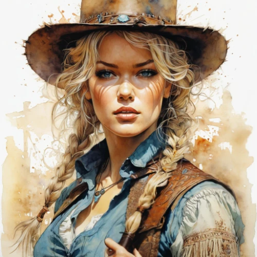 western,cowgirl,cowgirls,sheriff,cheyenne,countrygirl,western riding,wild west,ranger,the hat-female,stagecoach,drover,western pleasure,leather hat,the hat of the woman,fantasy portrait,southern belle,clementine,straw hat,buckskin