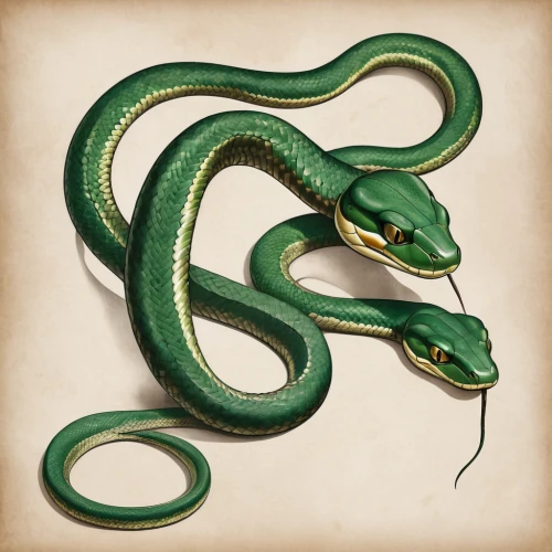 green snake,smooth greensnake,green tree snake,garter snake,common garter snake,western terrestrial garter snake,green mamba,african house snake,sharptail snake,pointed snake,western green mamba,tree snake,emerald lizard,ribbon snake,plains gartersnake,rat snake,serpent,green dragon,constrictor,eleutherodactylus,Illustration,Realistic Fantasy,Realistic Fantasy 21