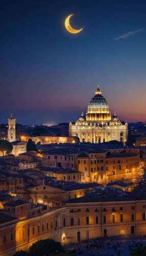 rome at night,rome night,vatican city flag,vatican,vatican city,eternal city,rome,basilica di san pietro in vaticano,vaticano,roma,roma capitale,view from st peter's basilica,saint peter's basilica,st peter's basilica,musei vaticani,september in rome,st peters basilica,basilica di san pietro,navona,hispania rome,Photography,General,Commercial