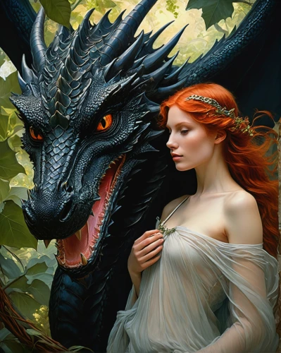 fantasy picture,fantasy art,green dragon,fantasy portrait,dragon of earth,heroic fantasy,forest dragon,black dragon,fantasy woman,dragon,wyrm,dragons,faery,mythical creatures,3d fantasy,draconic,gryphon,fairy tales,painted dragon,faerie,Conceptual Art,Fantasy,Fantasy 05