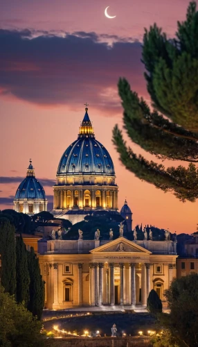 vatican,vatican city,st peter's basilica,saint peter's basilica,vaticano,basilica di san pietro in vaticano,vatican city flag,rome at night,st peters basilica,eternal city,vatican museum,rome night,rome,roma,musei vaticani,roma capitale,view from st peter's basilica,basilica of saint peter,basilica di san pietro,the vatican,Photography,General,Commercial