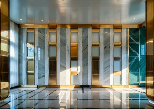 revolving door,elevators,elevator,metallic door,glass wall,lobby,glass tiles,glass facade,art deco,hyatt hotel,hinged doors,shower door,sliding door,structural glass,hotel hall,glass panes,hallway space,hallway,hotel lobby,doors,Photography,General,Realistic