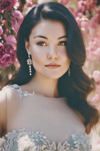 quinceañera,floral,princess sofia,elegant,floral background,jasmine blossom,flower background,miss vietnam,ethereal,enchanting,beautiful girl with flowers,spring background,hula,fairy queen,blossomed,hydrangea background,a beautiful jasmine,flowers png,azalea,blossoming