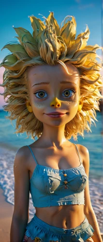 moana,the beach pearl,hula,agnes,pixie-bob,luau,cgi,cynthia (subgenus),angelica,elsa,rapunzel,tangled,surfer hair,little girl in wind,barbie,flotsam,tiana,aloha,the sea maid,main character,Photography,General,Realistic