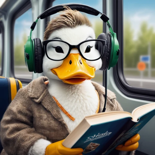 glasses penguin,reading glasses,reading owl,e-book readers,flixbus,pororo the little penguin,canard,librarian,pubg mascot,donald duck,professor,duck,ducky,book glasses,duck bird,larus,commuter,brahminy duck,listening to music,hipster