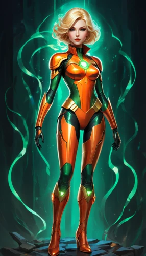 symetra,golden poison frog,nova,aquaman,cayenne,valencia orange,captain marvel,firedancer,orange,show off aurora,tiber riven,defense,human torch,goddess of justice,fiery,vector girl,ronda,vizla,solar,venera,Conceptual Art,Sci-Fi,Sci-Fi 06