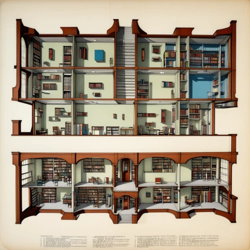 dolls houses,wooden windows,architect plan,cube stilt houses,cubic house,frame house,orthographic,floorplan home,house floorplan,archidaily,multistoreyed,panopticon,escher,multi-story structure,an apartment,shelving,model house,houses clipart,apartments,townhouses