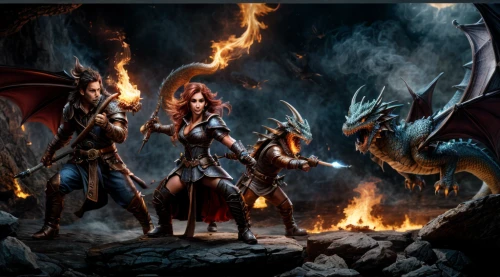massively multiplayer online role-playing game,heroic fantasy,dragon slayers,fantasy art,fantasy picture,fire background,draconic,dragons,dragon fire,dragon slayer,3d fantasy,role playing game,tour to the sirens,angels of the apocalypse,walpurgis night,charizard,wyrm,dark elf,background image,game illustration
