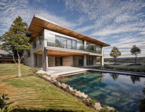modern house,dunes house,modern architecture,house by the water,timber house,house with lake,mid century house,beautiful home,cubic house,cube house,pool house,wooden house,smart house,residential house,house shape,eco-construction,luxury home,luxury property,large home,grass roof,Architecture,General,Modern,Mid-Century Modern