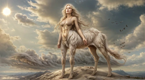 white horse,a white horse,albino horse,fantasy picture,white horses,fantasy art,the zodiac sign pisces,mythological,pegasus,fantasy woman,centaur,golden unicorn,unicorn art,arabian horse,zodiac sign libra,constellation unicorn,horse herder,sagittarius,equine,mythical creature